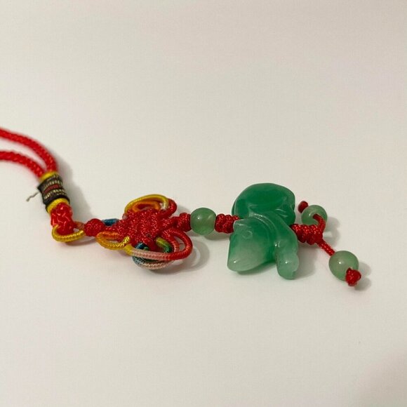 Chinese Zodiac Jade Rat Lucky Charm - Picture 10 of 13